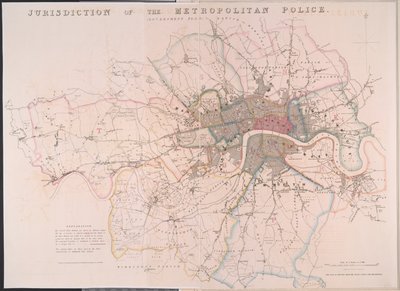 Zuständigkeit der Metropolitan Police von Robert Dawson