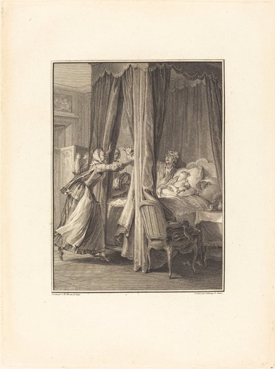 Tod von Julie von Robert Delaunay after Jean Michel Moreau