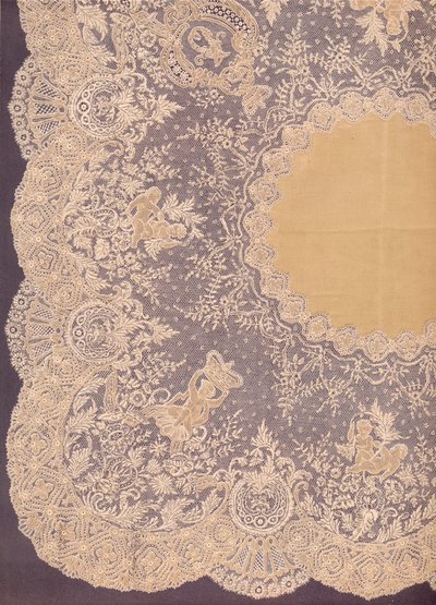 Taschentuch aus Brüsseler Spitze, 1863 von Robert Dudley