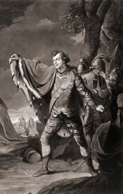 Englischer Schauspieler Samuel Reddish. Porträt. von Robert Edge (after) Pine