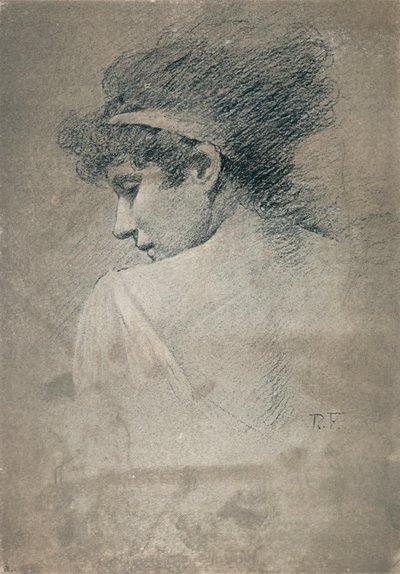 Weibliche Studie, ca. 1895, 1897 von Robert Fowler