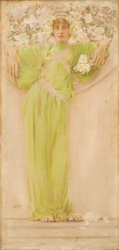Ein Kranz aus Rosen (Juni) 1897 von Robert Frederick Blum