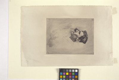Profilporträt eines Mannes von Robert Frederick Blum