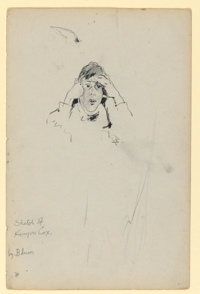 Skizze von Kenyon Cox von Robert Frederick Blum