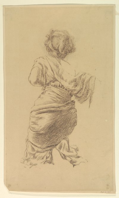 Studie für eine kniende Frau, "Vintage Festival," Mendelssohn Glee Club, New York, NY von Robert Frederick Blum