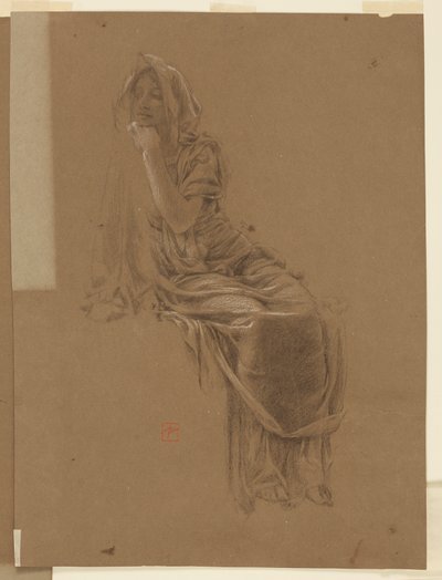 Studie für eine sitzende Frau, „Vintage Festival“, Mendelssohn Glee Club, New York, NY von Robert Frederick Blum