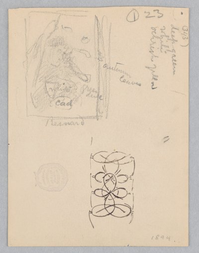 Studie für die Landschaft, „Moods to Music,“ Mendelssohn Glee Club, New York, NY von Robert Frederick Blum