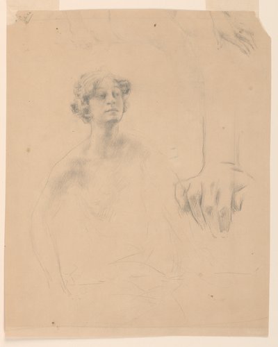 Studie für Frau, „Weinfest“, Mendelssohn Glee Club, New York, NY von Robert Frederick Blum