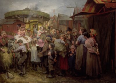 Das Dorffest Hi! Hi! Hi! 1890er von Robert Gemmell Hutchison
