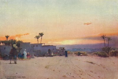 Ein Fellah-Dorf, um 1880, 1904 von Robert George Talbot Kelly