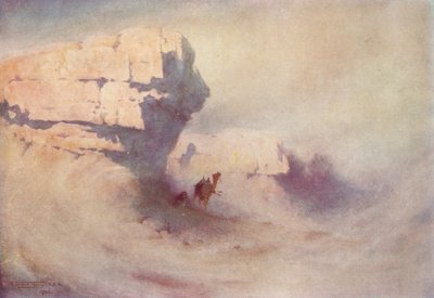 Ein Sandsturm, ca. 1880-1904 von Robert George Talbot Kelly