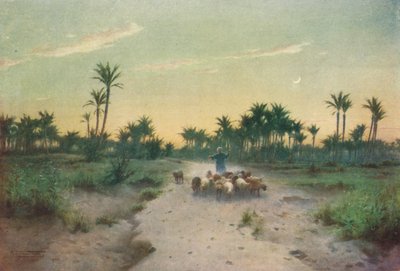 Im Land Goshen - Abend, ca. 1880, 1904 von Robert George Talbot Kelly