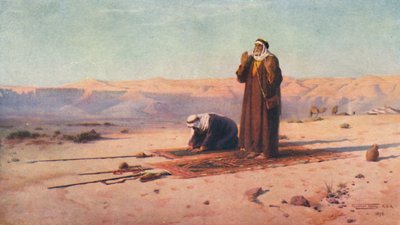 Gebet in der Wüste, ca. 1880, 1904 von Robert George Talbot Kelly
