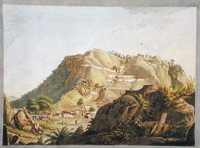 Südwestansicht von Ootra-Durgum, Illustration aus 