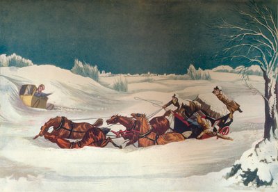 Die Liverpool Mail in der Nähe von St. Albans von Robert Havell