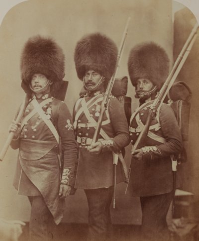 Pioniermanieren und Wachen Webster und Lemmen, Grenadier Guards von Robert Howlett