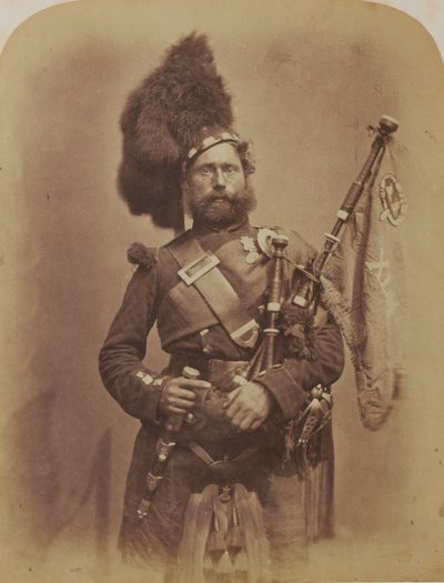 Piper David Muir, 42. Highlanders (Black Watch) von Robert Howlett