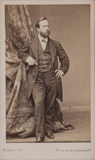 Porträt des Malers Ludwig Knaus 1829-1910 von Robert Jefferson Bingham