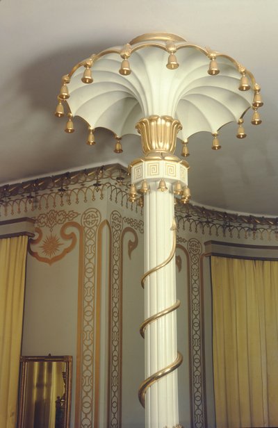 Detail einer Säule im Nord-Zimmer (Detail) von Robert Jones