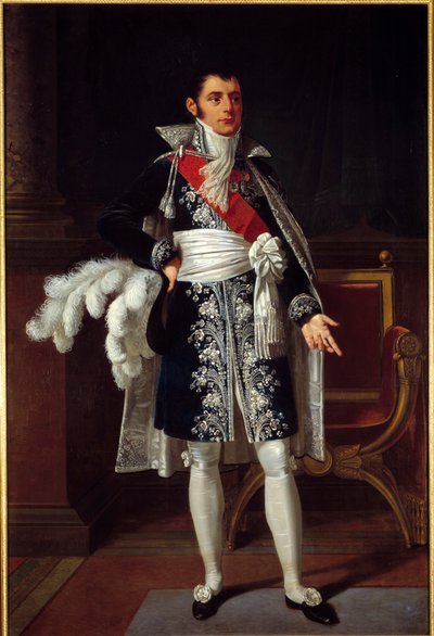Porträt von Anne Jean Marie René Savary, Herzog von Rovigo (1774-1833), Minister der Generalpolizei. Gemälde von Robert Lefèvre (1755-1830) von Robert Lefevre