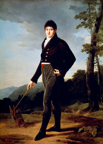 Porträt von Graf Andrey Bezborodko von Robert Lefevre