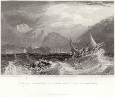 Fischerboote im Monsun von Robert Melville Grindlay