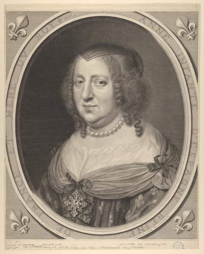 Anna von Österreich von Robert Nanteuil