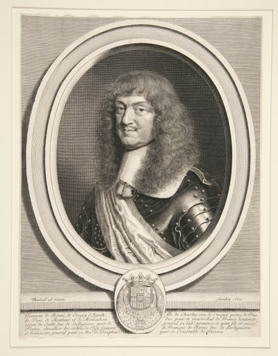 Francois de Bonne, Le Marschall de Créquy, Herzog von Lesdiguières (1624-1687) von Robert Nanteuil