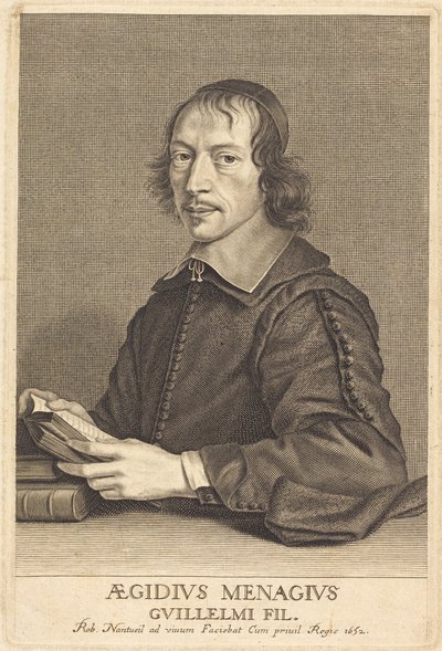 Gilles Ménage von Robert Nanteuil