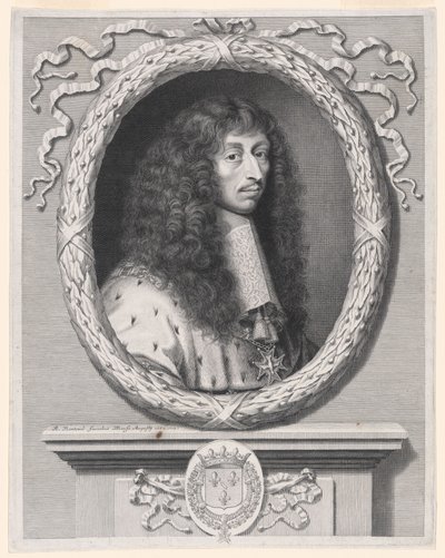 Louis de Bourbon, der Zweite dieses Namens, Prinz von Condé, genannt Monsieur le Prince (Louis II. de Bourbon, Prinz von Condé, genannt Monsieur le Prince) (1621-1686) von Robert Nanteuil