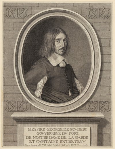 Porträt von George de Scudéry von Robert Nanteuil