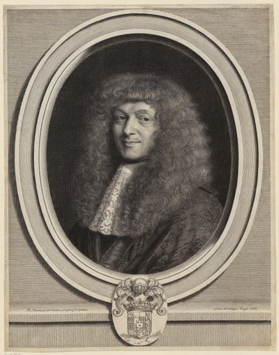 Porträt von Honoré Courtin von Robert Nanteuil