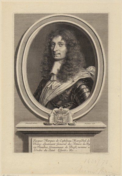 Porträt von Jacques II. de Castelnau, französischer Marschall von Robert Nanteuil