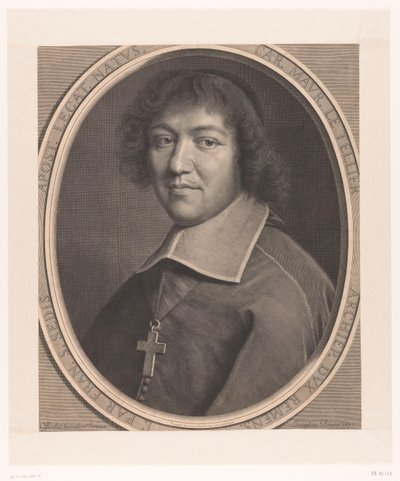 Porträt von Charles-Maurice Le Tellier von Robert Nanteuil