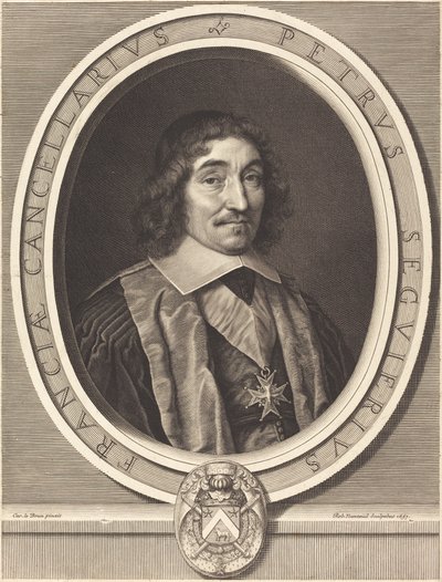 Kanzler Pierre Séguier von Robert Nanteuil after Charles Le Brun