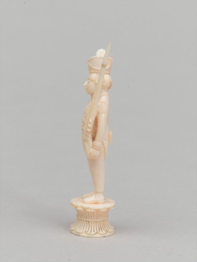 Weißer Bauer, Schachfigur, Indien von Robert Noble