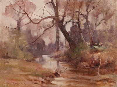 Eine ruhige Lichtung am Fluss von Robert Russell MacNee