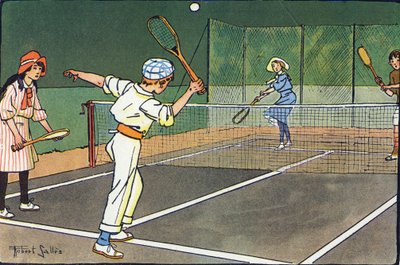 Rasentennis von Robert Salles