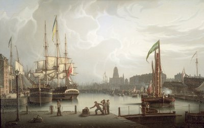 Eröffnungszeremonie des Docks, Bristol von Robert Salmon