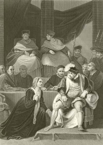 Prozess der Ehe von Heinrich VIII von Robert Smirke