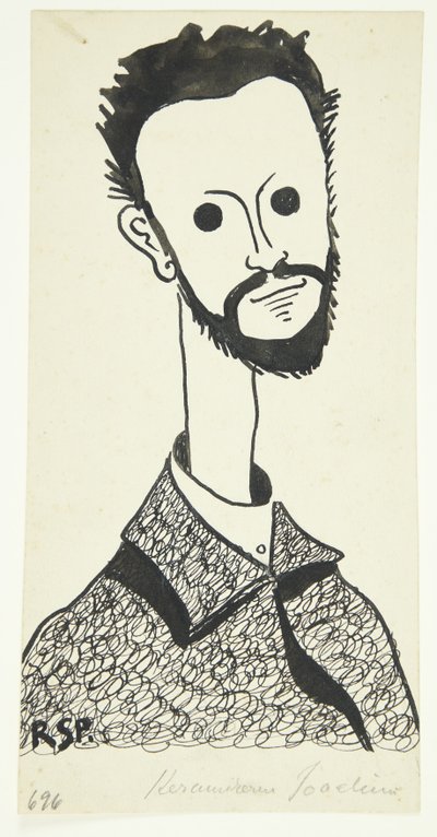 Porträt des Malers und Keramikers Chr. Joachim (1870-1943) von Robert Storm Petersen