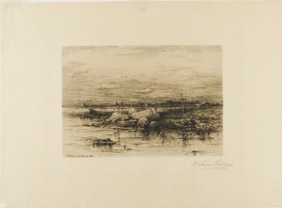 Die Mündung des Apponagansett von Robert Swain Gifford
