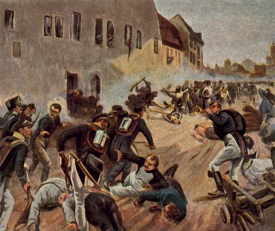 Sturm auf das Grimma-Tor von Robert Von Haug
