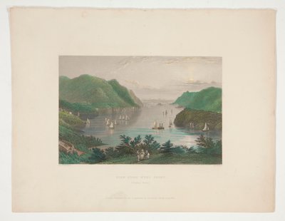 Ansicht von West Point (Hudson River), Illustration für Nathaniel Parker Willis von Robert Wallis