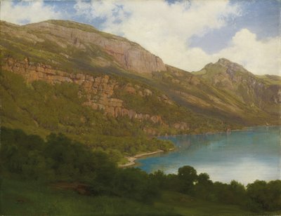 Blick vom Rigi über den Vierwaldstättersee, 1857 von Robert Zund