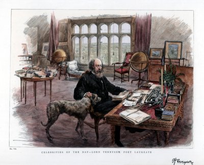 Alfred Lord Tennyson 1809-1892, Dichterfürst, 1884 von Roberts