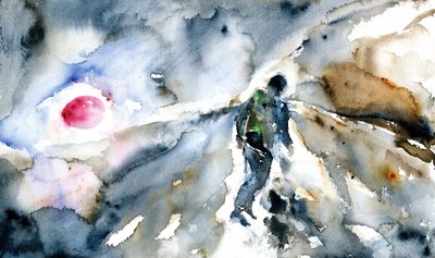 Figur im abstrakten Licht von RodMacIver