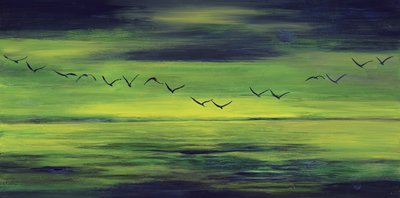 Serener grüner Flug von RodMacIver