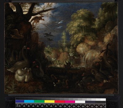 Die Erschaffung der Vögel, 1619 von Roelandt Jacobsz. Savery