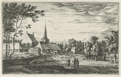 Ansicht von Heesbeen von Roelant Roghman
